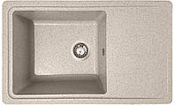 Мийка кухонна кам`яна прямокутна Romzha Trei 71 Gri 802, 710х435х210 мм