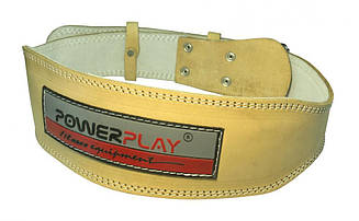 Пояс для важкої атлетики PowerPlay 5084 Світло коричневий XL