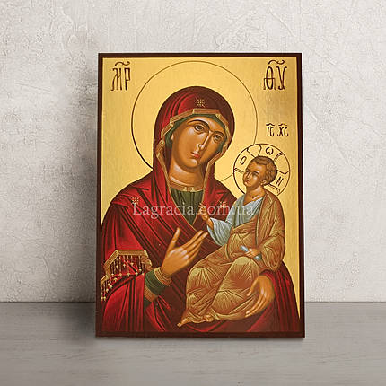 Ікона Божої Матері Скоропослушниця 14 Х 19 см, фото 2