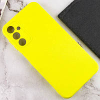 Силиконовый чехол накладка желтый для Samsung Galaxy A24 / Чехол для телефона самсунг А24