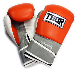 Боксерські рукавички Thor Ultimate (PU) OR/GR/WH 10 oz.
