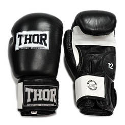 Боксерські рукавички 14ун THOR SPARRING (PU) BLK/WH .