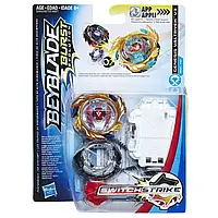 Бейблейд Генезис Волтраек В3 Золотий Еволюція з пусковим пристроєм Beyblade Burst Genesis Valtryek V3