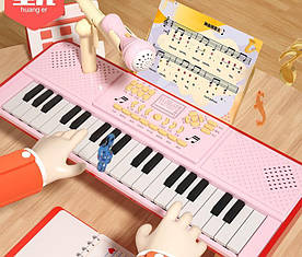 Дитячий синтезатор піаніно з мікрофоном  арт.7113