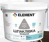 Шпаклевка ремонтная финишная для внутренних работ  ELEMENT ( Украина) 3,5 кг 25