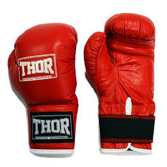 Боксерські рукавички THOR JUNIOR (Leather) RED