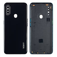 Задня кришка Oppo A31 CPH2015 (чорна Оригінал зі склом камери)