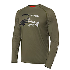 ЛОНГСЛІВ FINNTRAIL WAVE FISH КОЛІР KHAKI