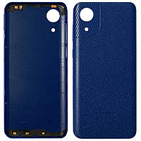 Задняя крышка Samsung A03 Core A032F, синяя оригинал Китай