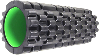 Ролер масажний Power System Fitness Foam Roller PS-4050 Black/Green