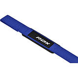 Лямки для тяги RDX W1 Gym Single Strap Blue Plus, фото 4