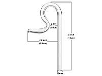 Трубка для повернення води скляна AQUA-TECH Lily Pipe Jet Outflow, 10мм Код/Артикул 7 G-LPJ-10-OUT