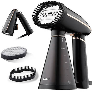 Ручний відпарювач з насадками 1600Вт, 350мл, RAF R1272 / Вертикальний відпарювач для одягу