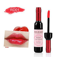 АКЦИЯ!!! Тинт для губ Vine Lip Tint Man zi Miao тон RD01 красное вино Nebbiolo red