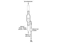 Проточний скляний дифузор для розчинення CO2 AQUA-TECH Elegance Inline Diffuser, 12/16 Код/Артикул 7