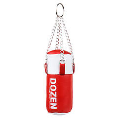 Брелок міні-мішок Dozen Light Mini Heavy Bag Red/White