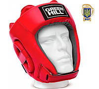 Шлем лицензированный федерацией бокса Украины "UBF" Green Hill