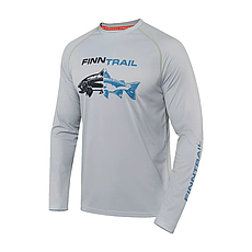 ЛОНГСЛІВ FINNTRAIL WAVE FISH КОЛІР GREY