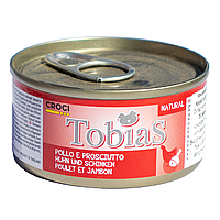 Вологий корм для собак Croci Tobias Курка та куряча шинка 85 г