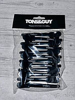 Затискачі для волосся пластикові ToniGuy ZT-G ,12шт./уп., чорні