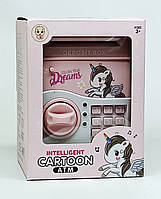Сейф копилка Shantou "Cartoon ATM" розовая MK 4776