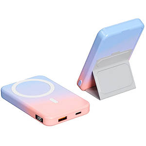 Портативний зарядний пристрій Power Bank JJT-A27-1 Gradient PD20W+QC 22.5W з БЗП 10000 mAh Blue / Pink