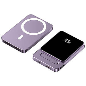 Портативний зарядний пристрій Power Bank JJT-A77 PD20W+QC 22.5W з БЗП 10000 mAh Purple