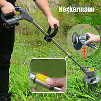 Потужний акумуляторний тример Heckermann HY-2 для косіння трави 1.3 мАг, фото 2