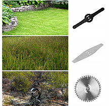 Потужний акумуляторний тример Heckermann HY-2 для косіння трави 1.3 мАг, фото 3