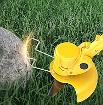 Акумуляторний садовий тример 21V ALLNOEL YMT12WHEELS для стрижки газону АКБ тример, фото 2