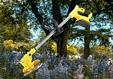 Акумуляторний садовий тример 21V ALLNOEL YMT12WHEELS для стрижки газону АКБ тример, фото 3