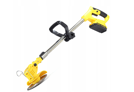 Акумуляторний садовий тример 21V ALLNOEL YMT12WHEELS для стрижки газону АКБ тример, фото 1