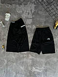 Чоловічий літній костюм футболка та шорти The North Face M1904 чорний, фото 6