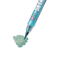 Маркер акварельний Glitter Brush пензель 12. бірюзовий Santi (390761), фото 3