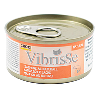 Vibrisse Лосось в собственном соку в соусе натуральные консервы для котов - 70 г