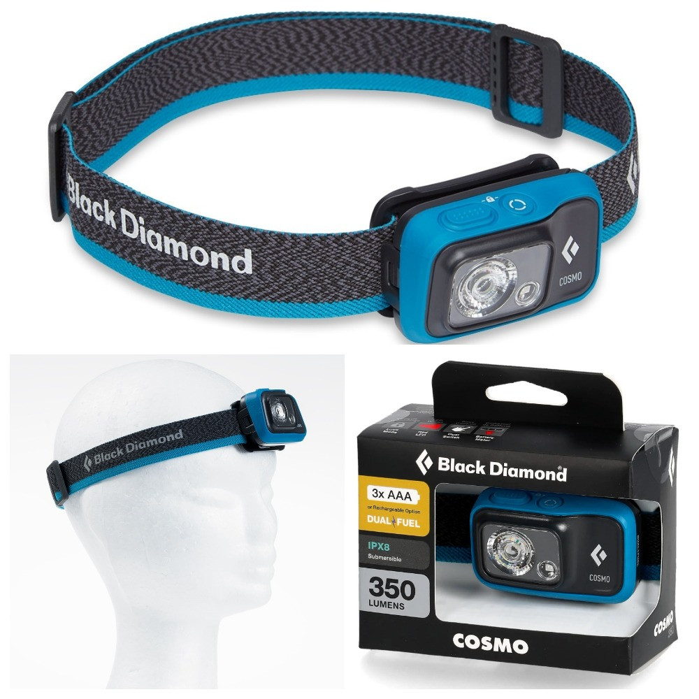 Налобний ліхтар Black Diamond Cosmo 350 (Azul)
