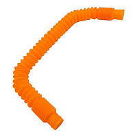 Развивающая детская игрушка антистресс Pop Tube 20 см Оранжевая Techo