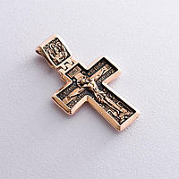 Православный крест Распятие (чернение) п01877 Оникс IX, код: 6736300
