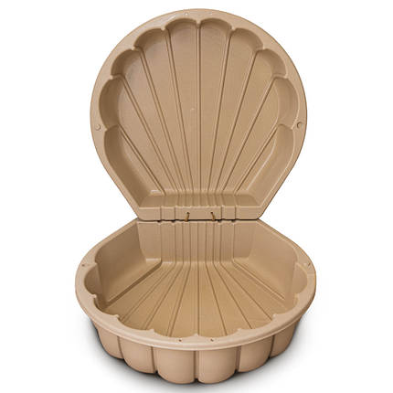 Пісочниця - басейн "Мушля" Doloni (01236/02eco) 0,8 м. Бежевий, фото 1