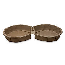 Пісочниця - басейн "Мушля" Doloni (01236/02eco) 0,8 м. Бежевий, фото 3