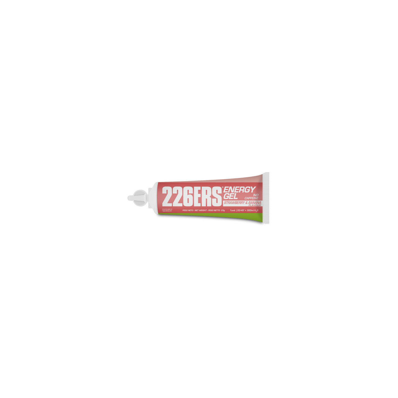 Енергетичний гель 226ERS BIO ENERGY GEL [без кофеїну] полуниця-банан, тюбик 25 г, фото 1