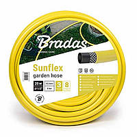 Шланг для полива Bradas Sunflex WMS1/230 1/2 дюйма, 30 метров, желтый, армированный