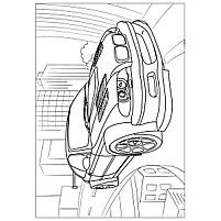 Розмальовка А4  Супер автомобілі 12 стор  (743057), фото 3