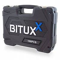 Набор инструмента 108 : 1/2'',1/4'' (6-гр.) (4-32 мм) Bituxx PROFLINE!