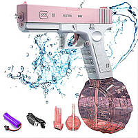 Аккумуляторный водный пистолет Water Gun Upgraded Version розовый