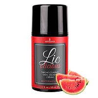 Гель для мінету зі смаком кавуна Sensuva Lic-o-licious Watermelon 50 мл (SO3199) TV, код: 5563674