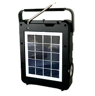 Портативная солнечная радио станция с солнечной панелью NNS Solar Charge NS-8033LS Bluetooth+FM+USB Techo