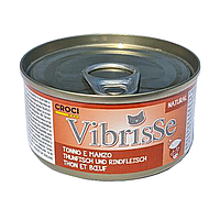 Vibrisse Тунець із яловичиною в соусі натуральні консерви для котів - 70 г
