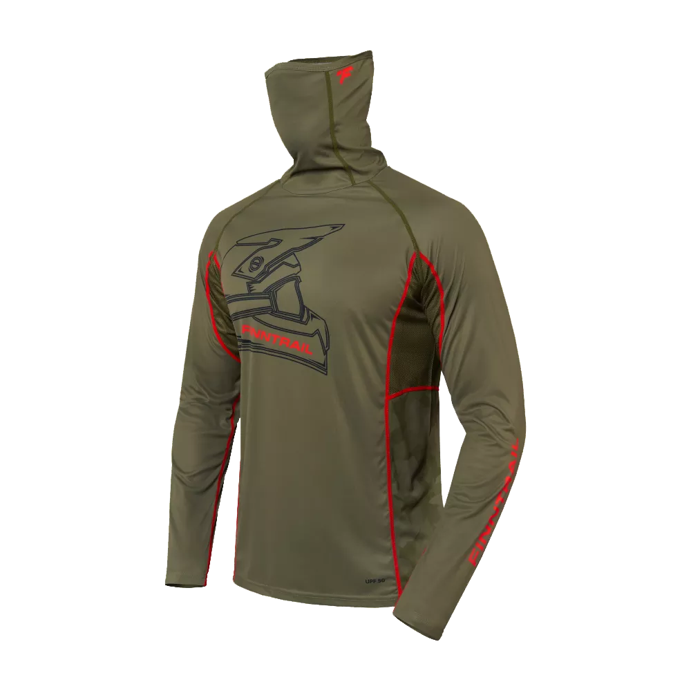 ЛОНГСЛІВ FINNTRAIL VIZARD КОЛІР KHAKI, фото 1