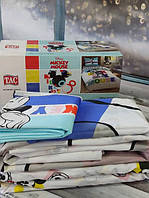 Постельное белье детское TAC Mickey mouse Хлопок/Ранфорс Полуторный размер Techo